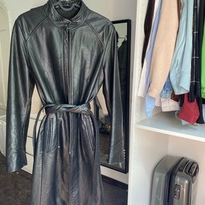 GORGEOUS leather trench - Small (Spanish Size 42)